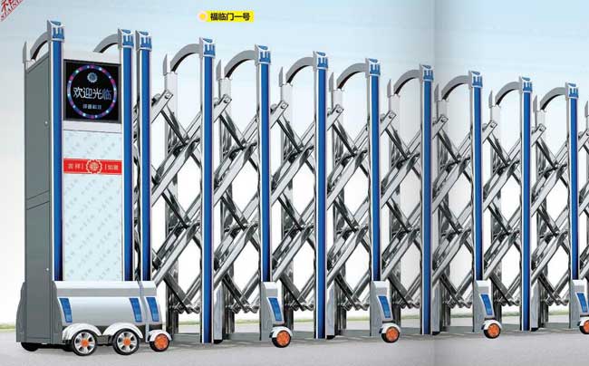 福臨門一號(hào)不銹鋼伸縮門