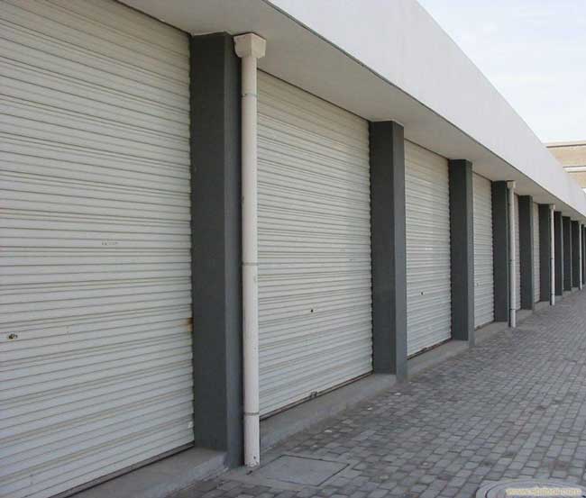 彩鋼板電動(dòng)卷閘門