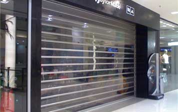 水晶電動(dòng)卷簾門