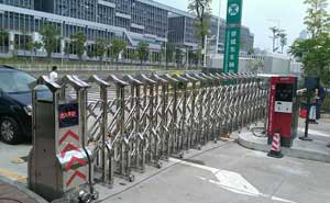 中建一局地鐵9號(hào)線伸縮門案例