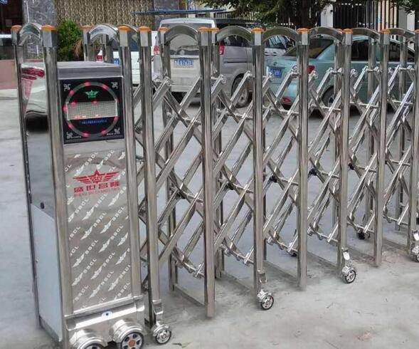 臺州出安智能電動伸縮門成功牽手偉星金色學(xué)府