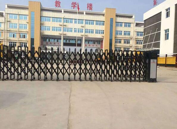 邯鄲市肥鄉(xiāng)區(qū)第五中學(xué)采購邯鄲出安智能電動伸縮門