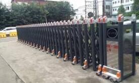 邯鄲出安智能電動伸縮門成為邯鄲建筑工程中專學(xué)校的搖籃