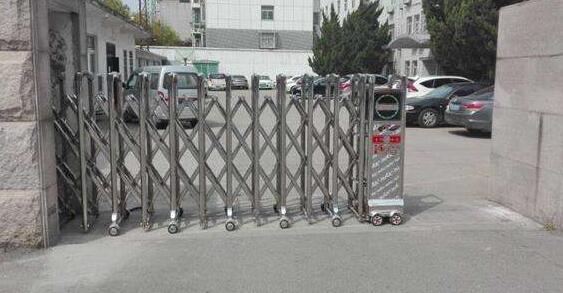 邯鄲出安智能為邯鄲中材建設(shè)有限責(zé)任公司提供電動伸縮門工程