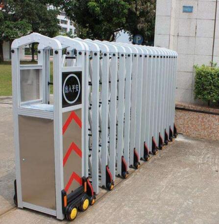 邯鄲出安智能伸縮門在邯鄲英華伏羲學校的高效應用