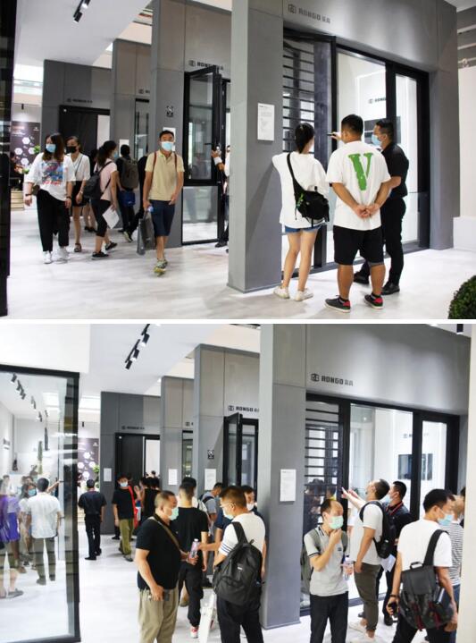 榮高高端系統(tǒng)門(mén)窗鑒賞館依然火爆