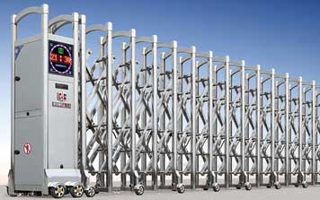 精鋼G323（三排）伸縮門