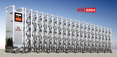 不銹鋼伸縮門 - 精鋼G504