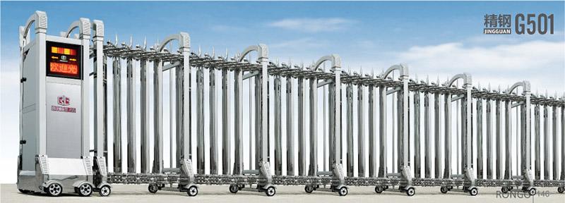 精鋼G501不銹鋼伸縮門