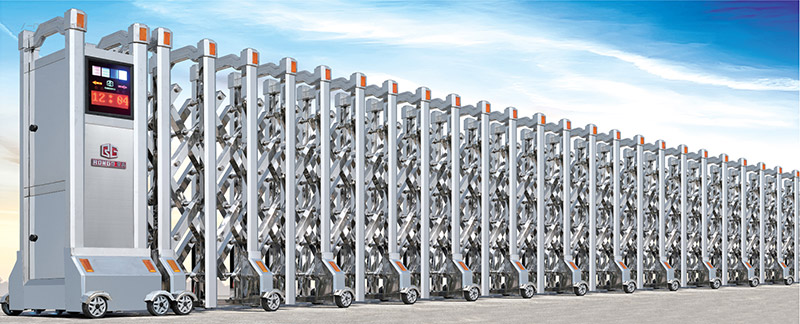 精鋼G002不銹鋼伸縮門