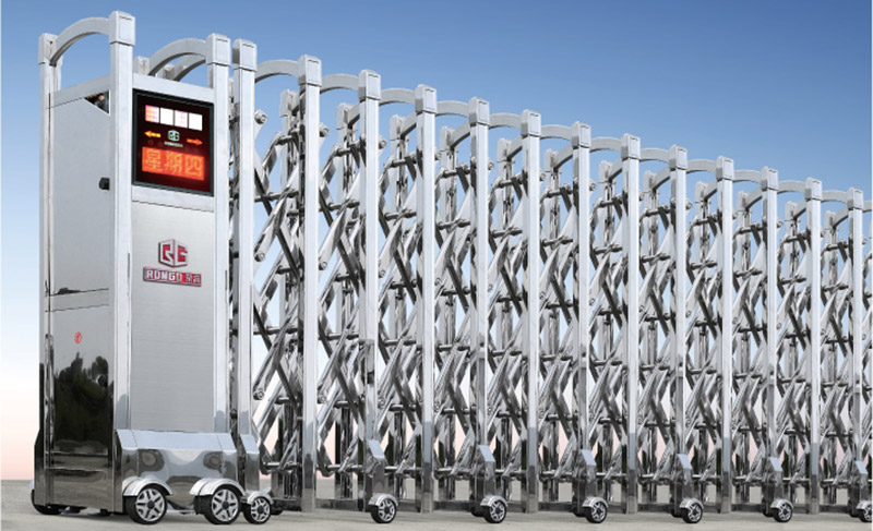 精鋼G504不銹鋼伸縮門(mén)