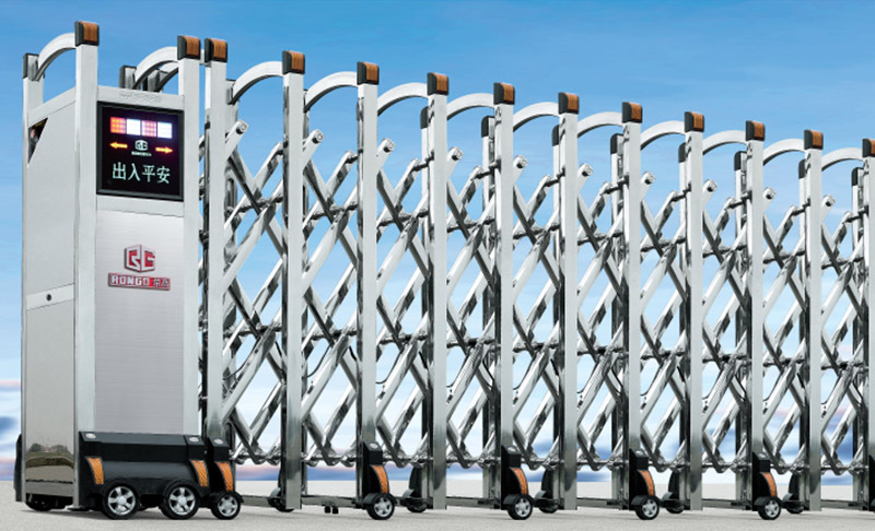 精鋼G150(三排)不銹鋼伸縮門