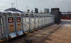 茂名合富花園伸縮門案例