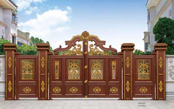 庭院別墅大門 - 豪華平開庭院大門PK1008