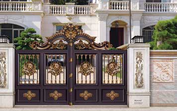 庭院別墅大門 - 豪華平開庭院大門PK1007
