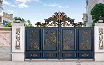 庭院別墅大門 - 豪華平開(kāi)庭院大門PK1005