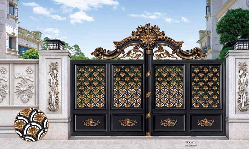豪華平開(kāi)庭院大門(mén)PK1003