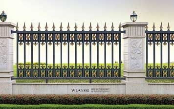 圍墻護欄 - 別墅鋁藝庭院圍欄WL5008