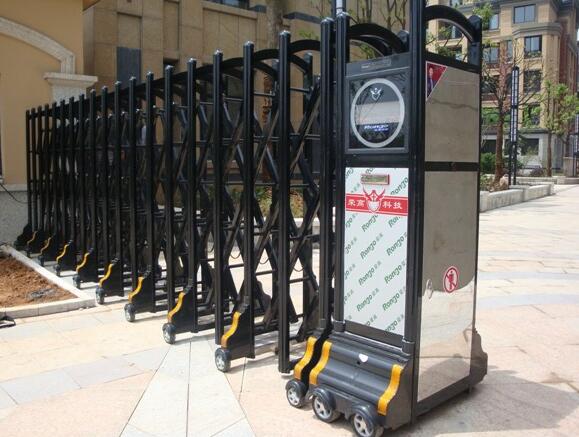 湖州出安智能電動(dòng)伸縮門(mén)成功牽手湖州金世紀(jì)銘城案例