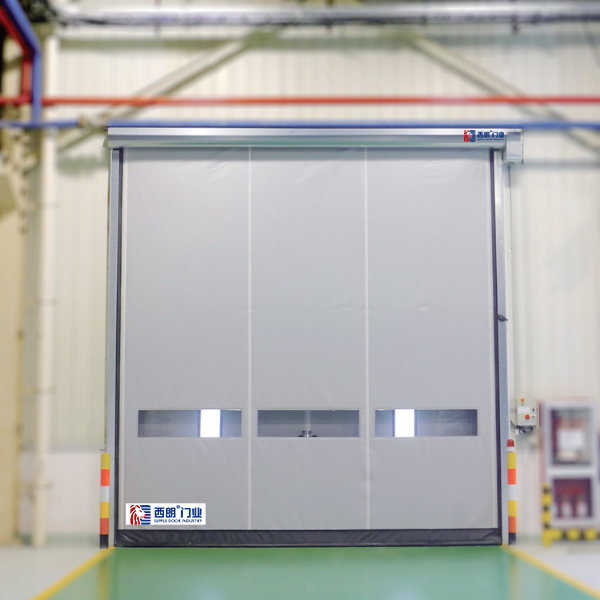 南京成品感應(yīng)電動快速軟簾卷門