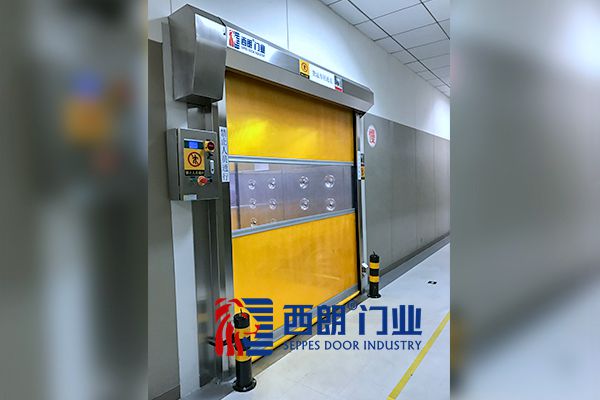 南通不銹鋼框的PVC快速卷簾門