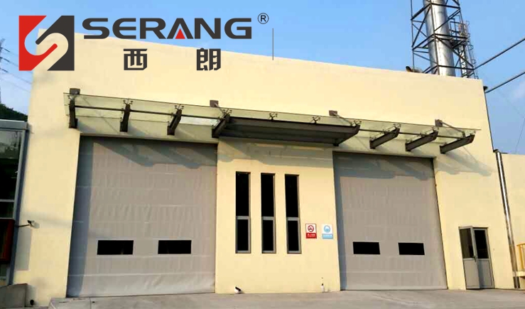 南京環(huán)衛(wèi)垃圾站快速卷簾門