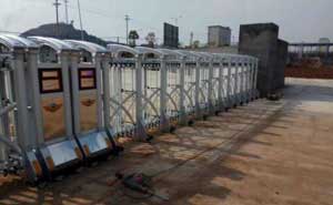 棗莊復(fù)興科技有限公司電動(dòng)伸縮門案例