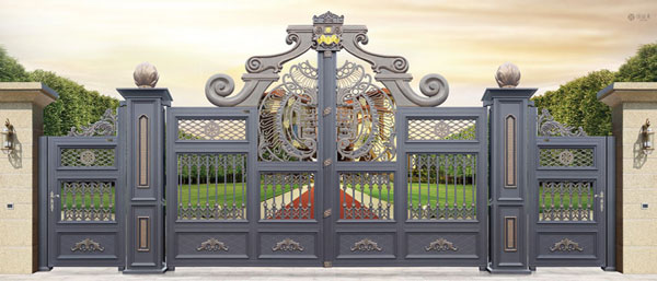 感恩恒大悅龍臺(tái)選擇了焦作出安智能鋁藝大門