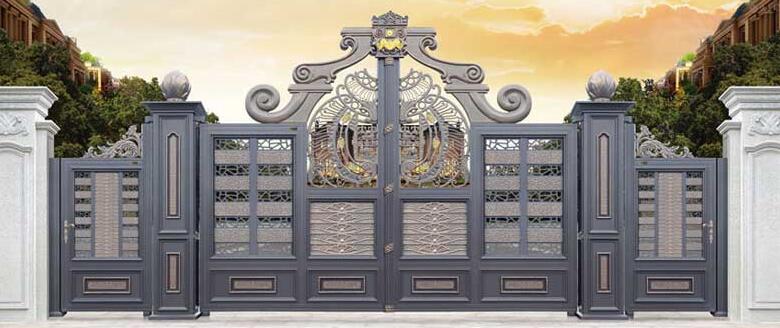 熱烈祝賀駐馬店出安智能鋁藝大門進駐悅龍臺