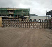 連城縣新能材料有限公司對龍巖伸縮門的高度贊賞