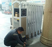 龍巖市第四中學安裝龍巖出安伸縮門