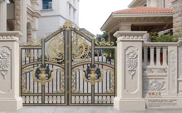 宜春御品名都別墅大門案例 - 中出網(wǎng)-智能出入口與停車充電門戶