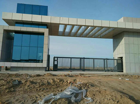 呼倫貝爾出安智能伸縮門(mén)進(jìn)駐呼倫貝爾安全廳培訓(xùn)中心