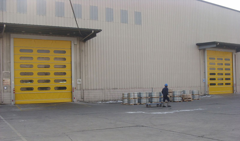 采光快速堆積門