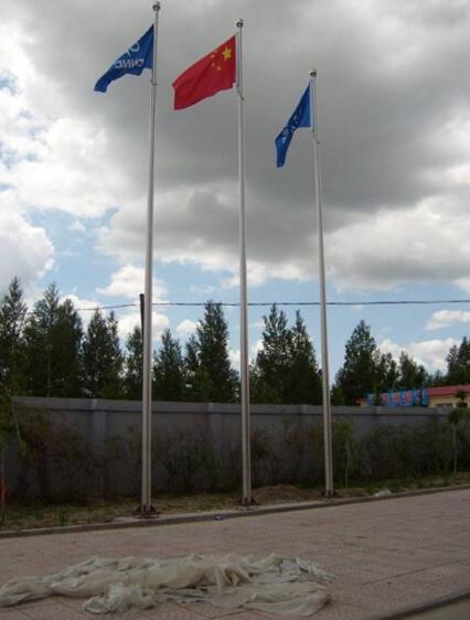 營口不銹鋼錐形旗桿