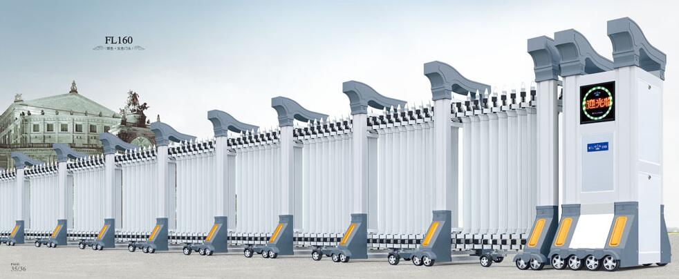 銀川外國語實驗學(xué)校成功采購銀川出安智能伸縮門