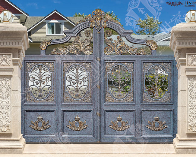 鋁藝庭院門-JT-DM005