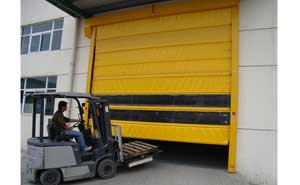 快速堆積門 - 車間通道專用地磁感應快速堆積門