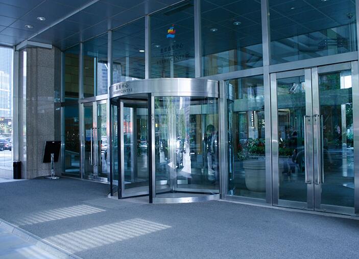 三門峽出安智能旋轉(zhuǎn)門進(jìn)駐合鑫中央公園工程