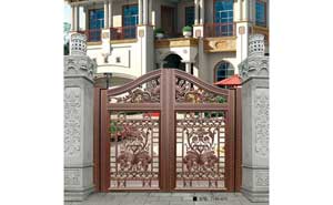 三門峽博豐明鉆鋁藝大門案例