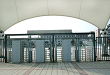 秦皇島出安智能通道閘進駐秦皇島奧林匹克體育中心