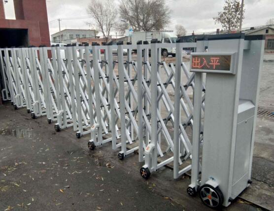 秦皇島出安智能伸縮門給云立方秦皇島科技有限公司項目不一樣的體驗