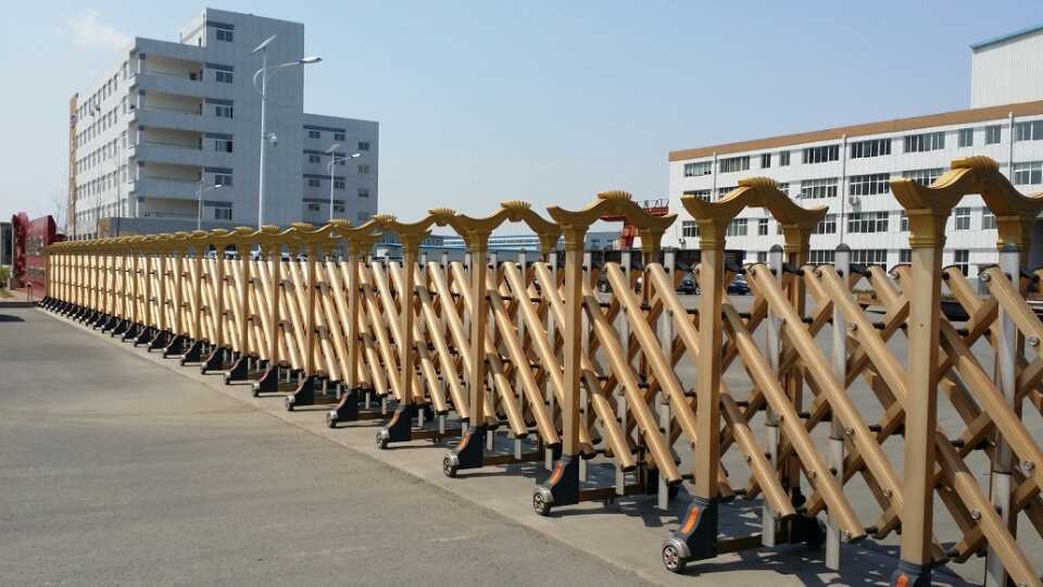 撫順出安智能電動伸縮門進駐撫順石油機械有限責任公司