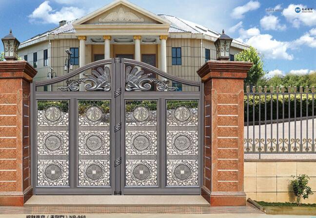 慶賀山西運(yùn)城制版集團(tuán)股份有限公司選用運(yùn)城出安智能別墅大門