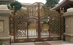 運(yùn)城名人港灣別墅大門案例