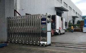臨汾市華茂實業(yè)公司電動伸縮門案例