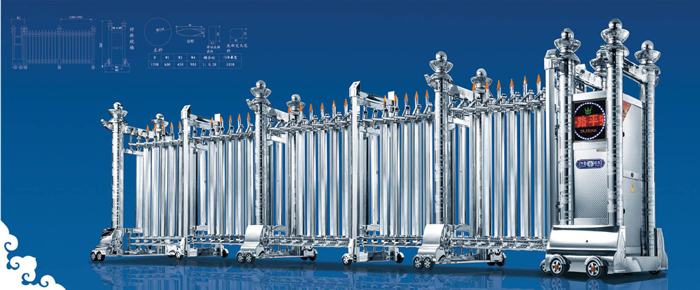 門之魂V1989不銹鋼伸縮門