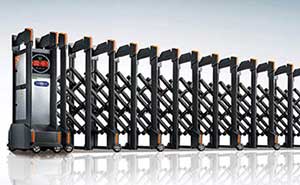 鋁合金伸縮門 - 門之神H86（黑色）鋁合金伸縮門