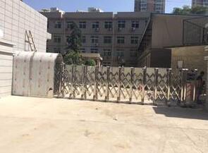 衢州學(xué)院認準衢州出安智能電動伸縮門