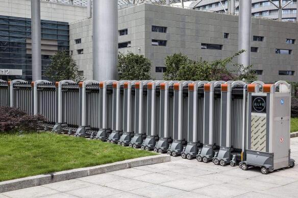 衢州出安智能為衢州市中綠機械制造有限公司添上伸縮門